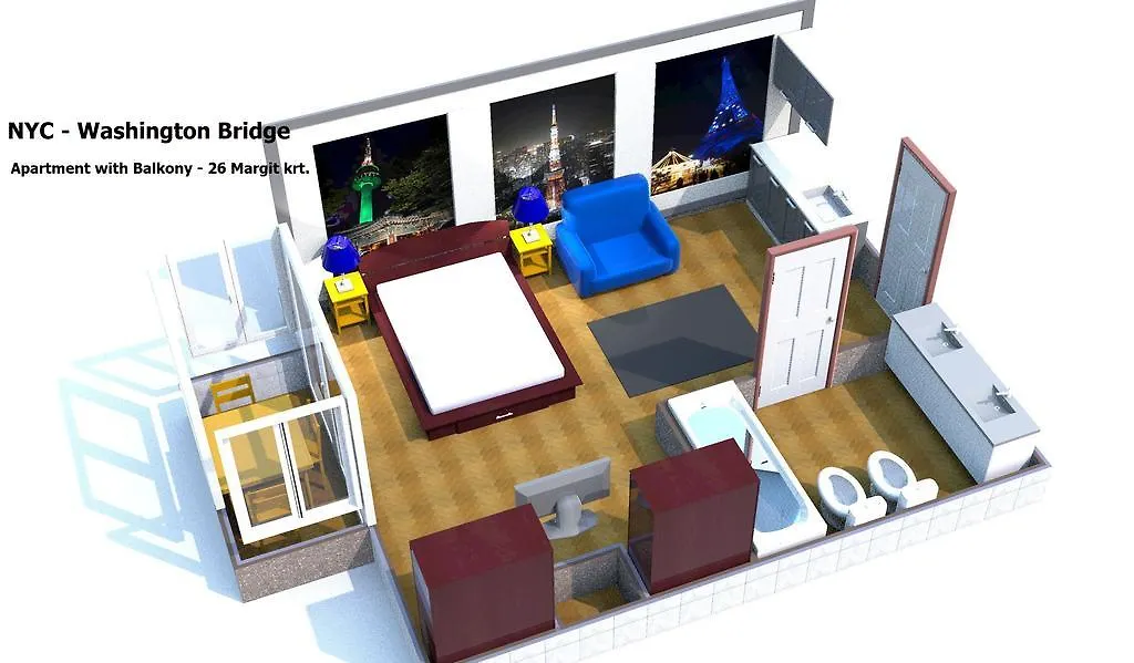Little Americas Hillside Apartments Βουδαπέστη